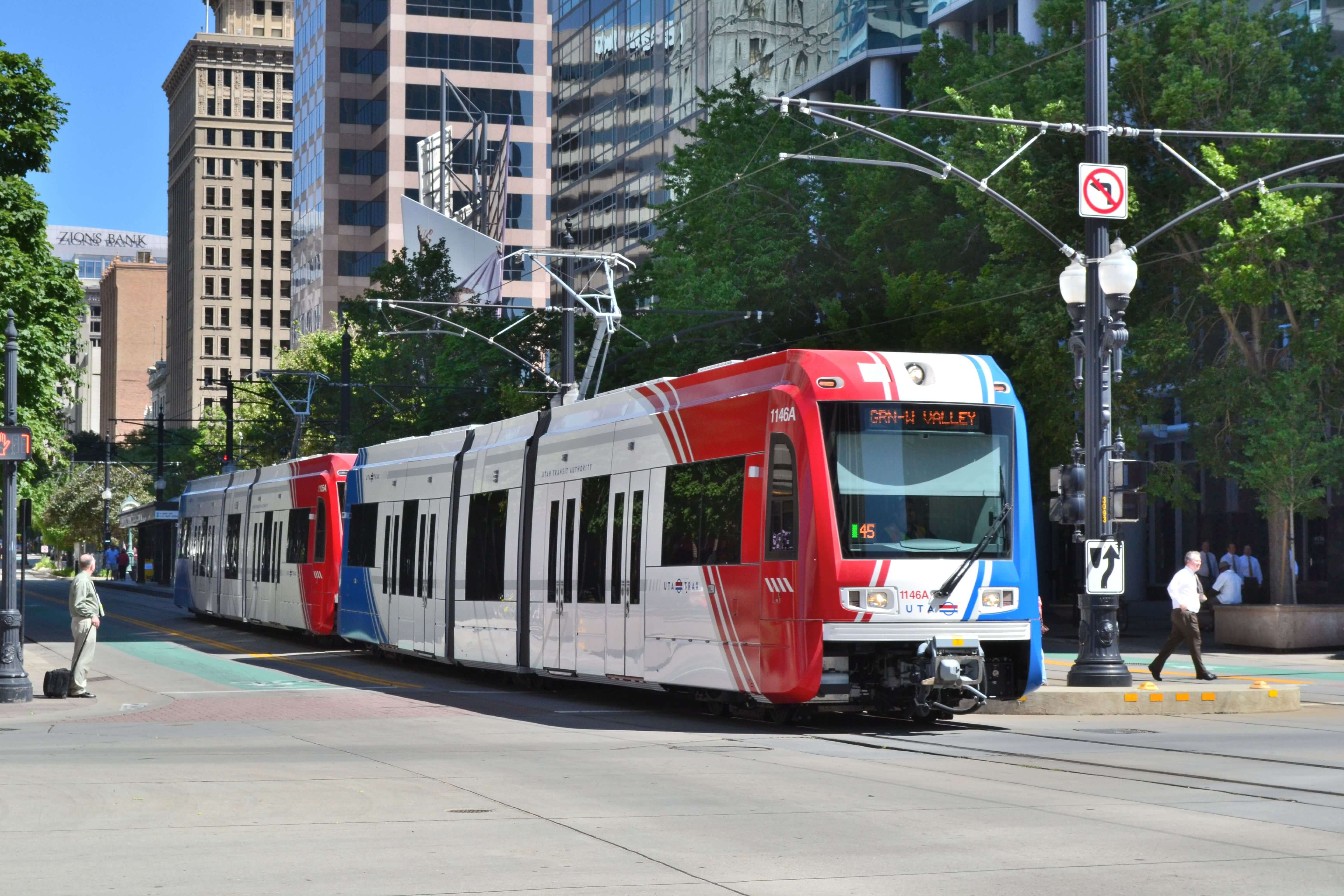 Train wrap for Utah's transit agency by Turbo Images