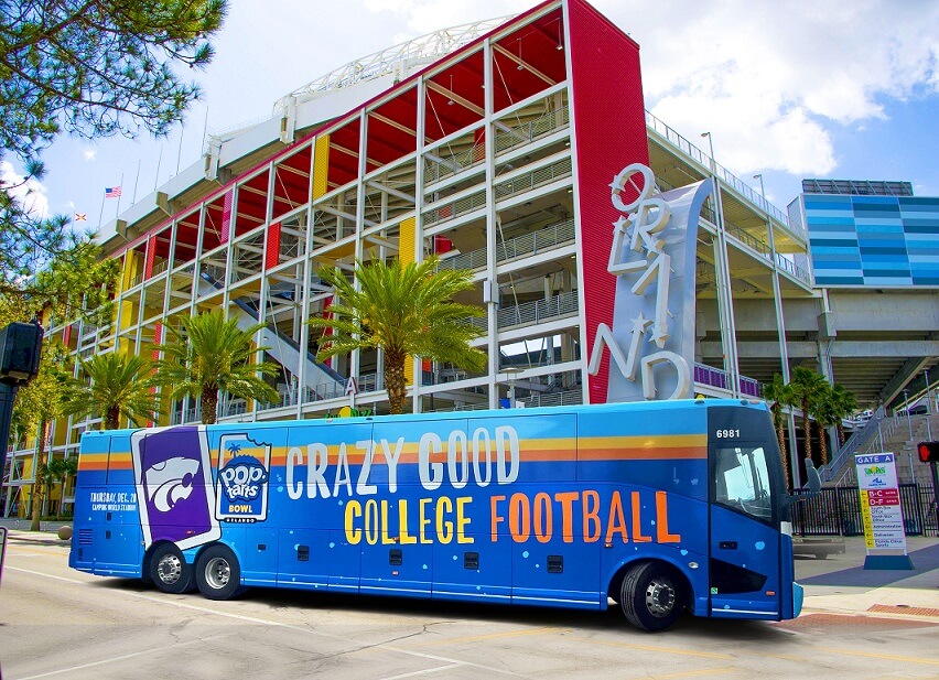 Pop-tarts Bowl Bus Wrap by Turbo Images