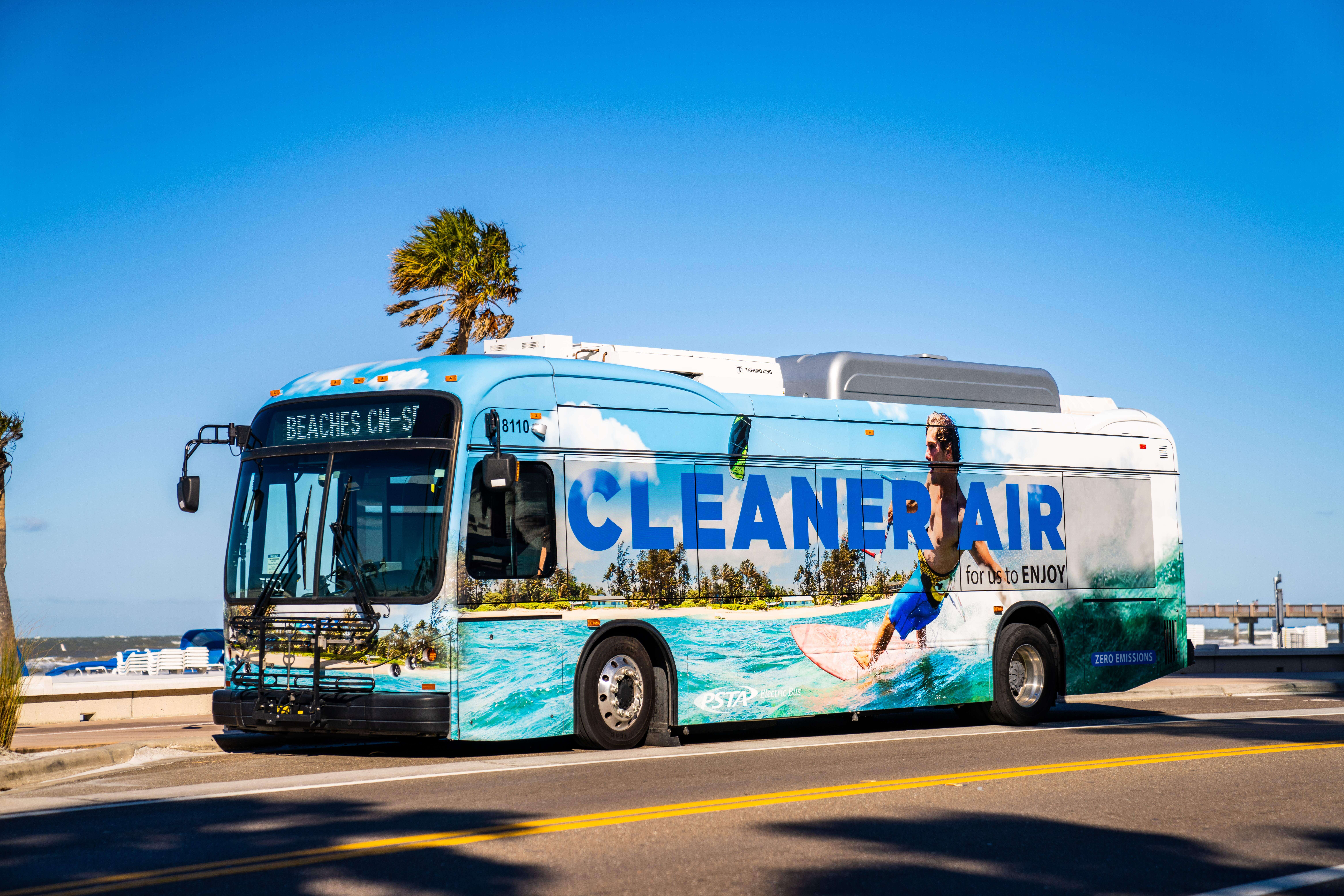 Vehicle Graphics for Pinellas Sunrise Transit Authority by Turbo Images