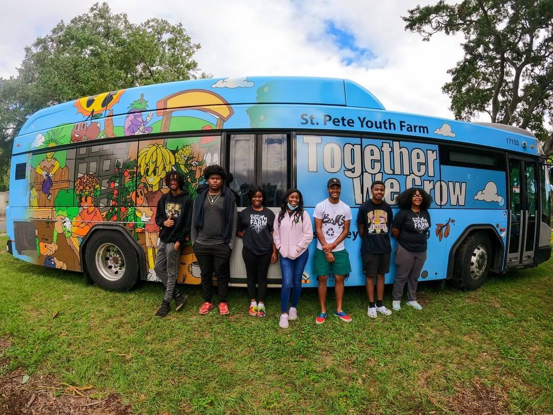 Mobile mural with bus by Turbo Images and collaborators
