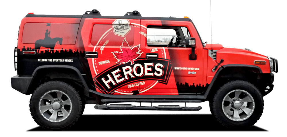 Marketing auto wrap fait par Turbo Images