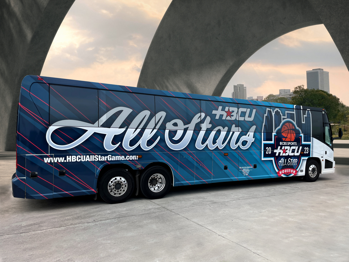 Turbo Images Uses Experience with Sports Projects to Wrap Team Buses for March Madness