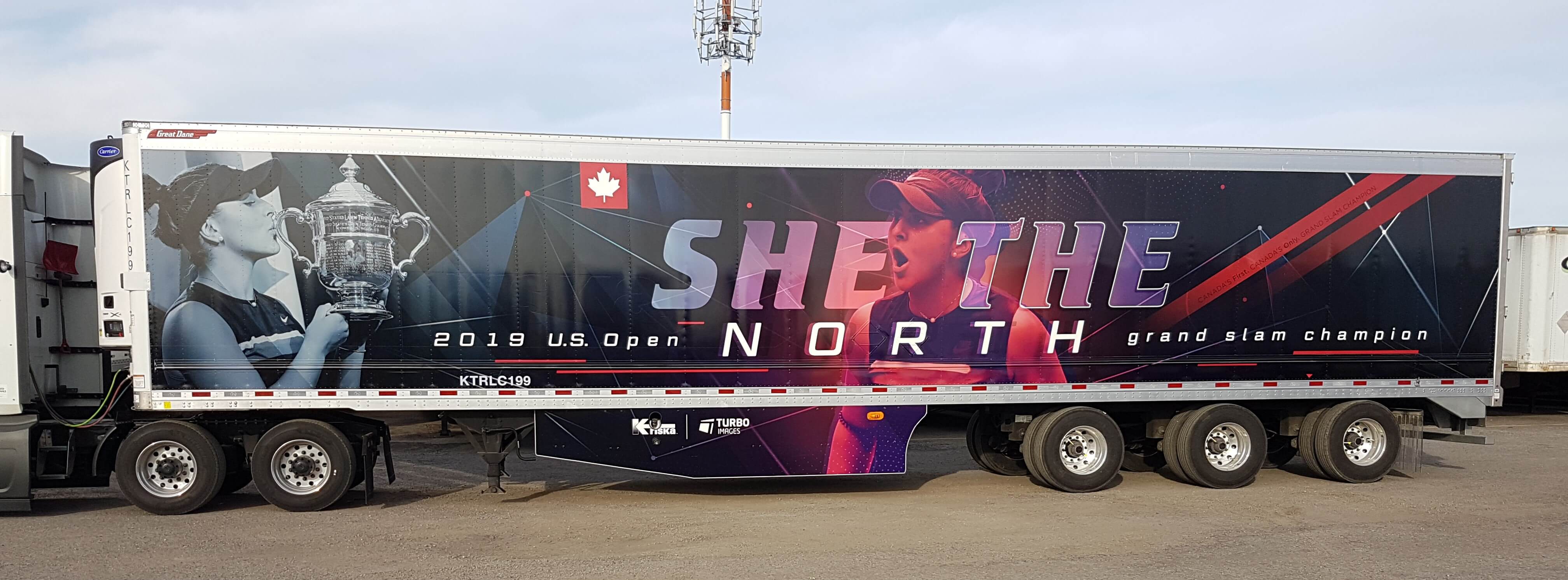 She the North habillage de camion gagnant du prix 3M PMTC 