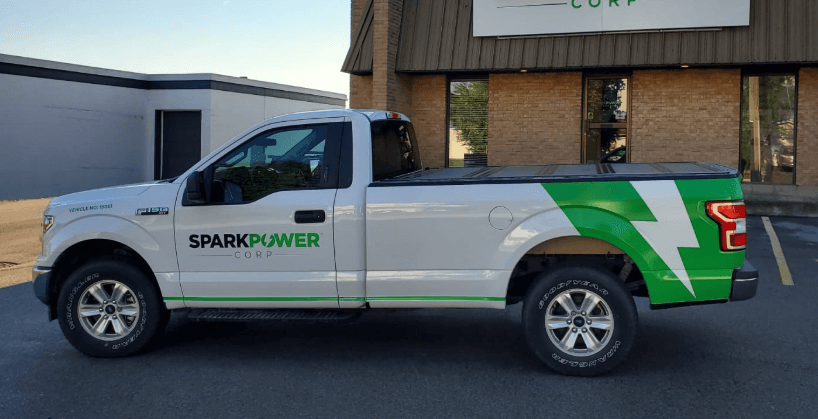 Wrap habillage de camionnette gagnant prix 3M PMTC