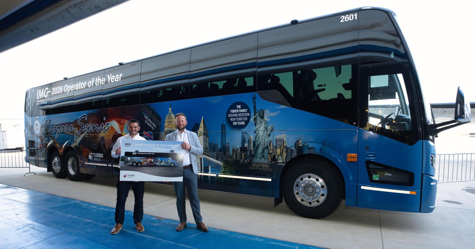 Turbo Images félicite Niagara Scenic Tours, nommé Opérateur de l’année 2026 de l’IMG